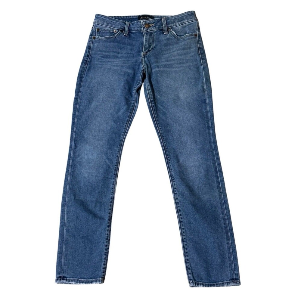 Lucky Brand Skinny Lolita Jeans 4 Low Rise Blue Stretch Denim Throwback Style
